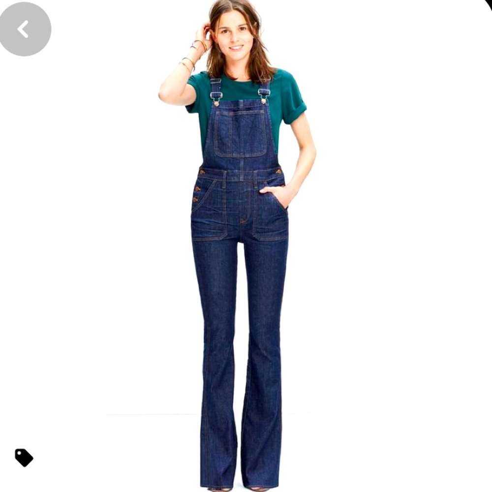 Madewell flea market flare overalls size XS